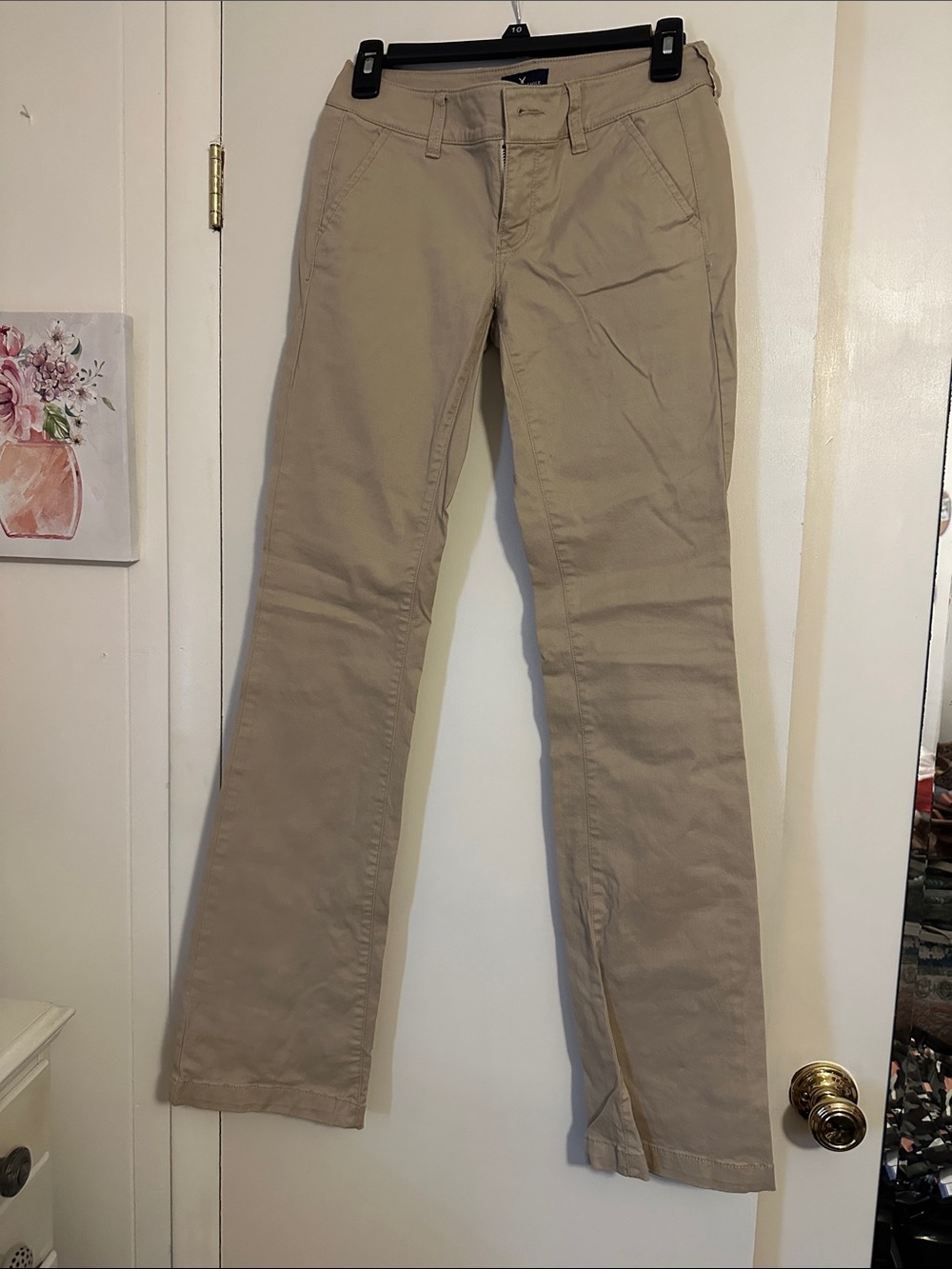 American Eagle Outfitters Khaki Boot Cut Pants